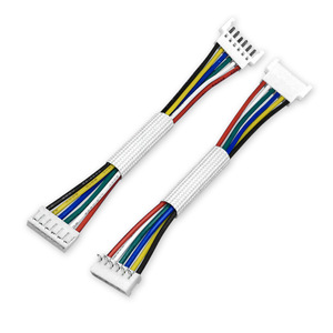 Hy To Jc20 Terminal Connection Cable 6P Double-Ended With Lock Sleeve And Fiberglass Tube For Robot Vacuum Cleaner Wiring - Product Image 1