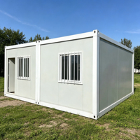 Maison modulaire à assemblage rapide, structure en acier léger, bâtiment préfabriqué pour le camping et les logements sur chantier