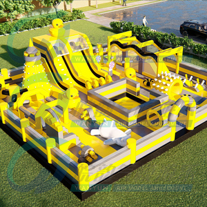 Plus grand château gonflable, grande structure de jeu gonflable, aire de jeux gonflable intérieure et extérieure, parc d'attractions géant - Product Image 6