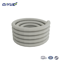 Conduit flexible semi-rigide en PE rond de 75 mm pour système de ventilation HVAC, conduit d'air frais, tuyau d'air rond flexible en PE