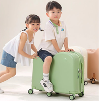 Valise à roulettes mignonne pour enfants, petite valise de voyage de 20 pouces, valise à code de voyage de dessin animé, boîte d'enregistrement