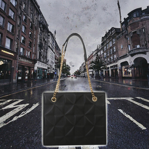 2024 Hot Sale Famous Brands Women's Fashion PU <strong>Handbags</strong> Waterproof Zip Closure Solid Pattern No Handles Polyester Lining For - Product Image 3