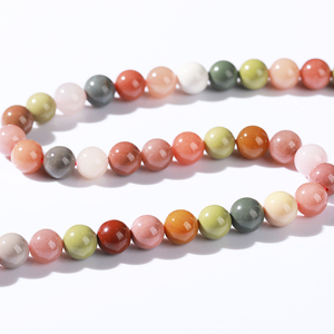 JD GEMS - Cuentas Redondas de Piedra Natural de Alxa de 6 mm, 8 mm y 10 mm para la Fabricación de Joyas, Pulseras y Collares - Product Image 3