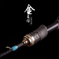 Canne à pêche en bois massif carbone, action extra-souple, pour la pêche à la ligne et au lancer, combo moulinet spinning, pour la pêche au poisson rayé blanc en rivière, 1.68m 1.8m 1.98m