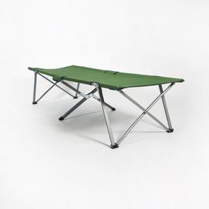 เตียงสนามเหล็กพับได้แบบพกพาสะดวก รุ่น QM Hot Sale Modern Steel Outdoor Camping Bed - Product Image 4