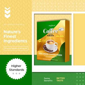 חם מכירה עם oem פרטי תווית הרזיה קפה, בקרה מיידית משקל טבעי אבקת קפה עבור שריפת שומן & חילוף חומרים - Product Image 5