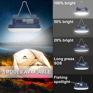 Lampes et lanternes de camping d'urgence multifonctions rechargeables par USB magnétiques Banqcn, longue durée de vie, pour l'extérieur - Product Image 4