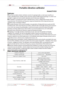 Calibrador de Vibraciones Portátil Multifuncional, Prueba de Respuesta de Frecuencia, Calibrador de Vibraciones - Product Image 2