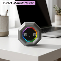 Timer Dapur Elektronik Visual Magnetik dengan Logo Kustom, Timer Pomodoro untuk Belajar Anak, Timer Hitung Mundur Gravitasi