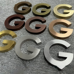 Logo personnalisé, lettres en métal 3D, lettres LED multicolores, numéros de maison, publicité pour les entreprises, taxis, hôpitaux, écoles, parcs, utilisation murale - Product Image 2