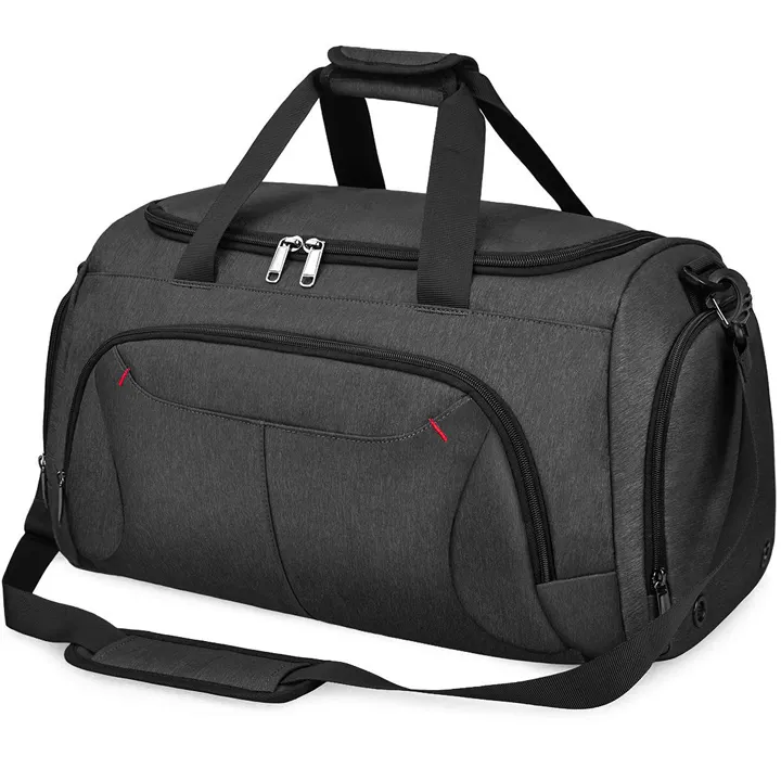 40L Gym Waterproof Large Sports Bags Travel Duffel Bags with Shoes Compartment Weekender Overnight Bag Men Women