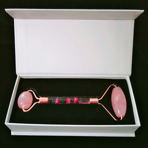 Rouleau de massage facial Huiying pour le visage et le corps, poignée en forme de fleur, rouleau en jaspe <span class=keywords><strong>Picasso</strong></span>, <span class=keywords><strong>prix</strong></span> de gros - Product Image 3