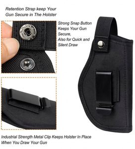 Outdoor Sports Durable Waterproof Nylon Tactical Gun Holder Belt <strong>Holster</strong> Gun Case With Iron Clamp - Product Image 4