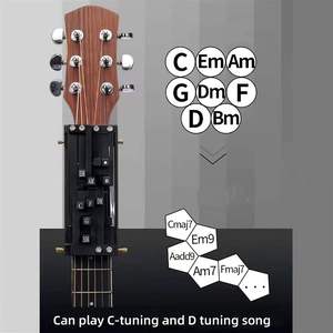 Presionador <span class=keywords><strong>de</strong></span> <span class=keywords><strong>Acordes</strong></span> Portátil para Guitarra, Ayudante y Entrenador <span class=keywords><strong>de</strong></span> <span class=keywords><strong>Acordes</strong></span> para Guitarra Acústica, Herramientas <span class=keywords><strong>de</strong></span> Aprendizaje para Principiantes y Jugadores con Artritis - Product Image 4