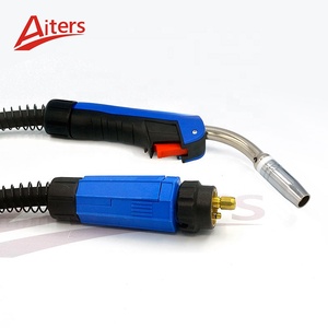 Soplete de soldadura de <span class=keywords><strong>CO2</strong></span> MIG 25AK europeo Compatible con 3M 4M 5M longitud del Cable conector euro refrigerado por aire antorcha completa - Product Image 2