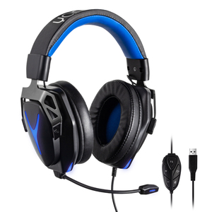 Bras de suspension à fourche en métal flexible RVB Design <span class=keywords><strong>Casque</strong></span> de jeu durable avec microphone USB Style de lumières respiratoires - Product Image 1