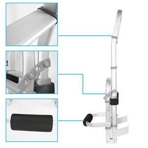 Scala posteriore hiace per camper da esterno pieghevole in acciaio inossidabile in lega di alluminio - Product Image 3