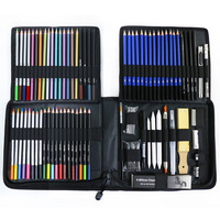 Ensemble de 83 crayons à croquis Fullfor Peinture Vente directe d'usine Fournitures d'art