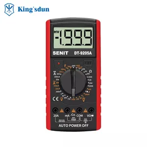 Kingsdun-multímetro Digital con probador de voltaje AC DC, instrumento de medición de voltaje de alta precisión, 19999 caracteres, barato, gran oferta