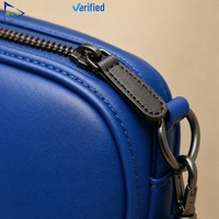 Sac bandoulière en cuir pleine fleur BLU personnalisé pour homme – Sac messager OEM/ODM sur mesure pour homme