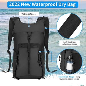 Échantillon gratuit, vente en gros d'usine, sac à dos de chasse imperméable pour le kayak en plein air, le camping, la plongée, fabricant de sacs étanches - Product Image 4