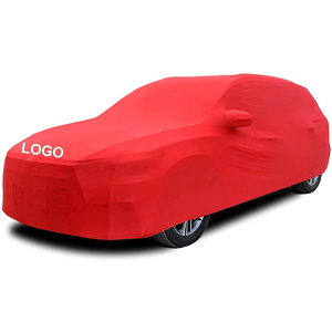 <b>Top</b> Grade Super Soft Highly Elastic Car Cover Stretchable Indoor Dust Proof Car Cover with logo - Product Image 1
