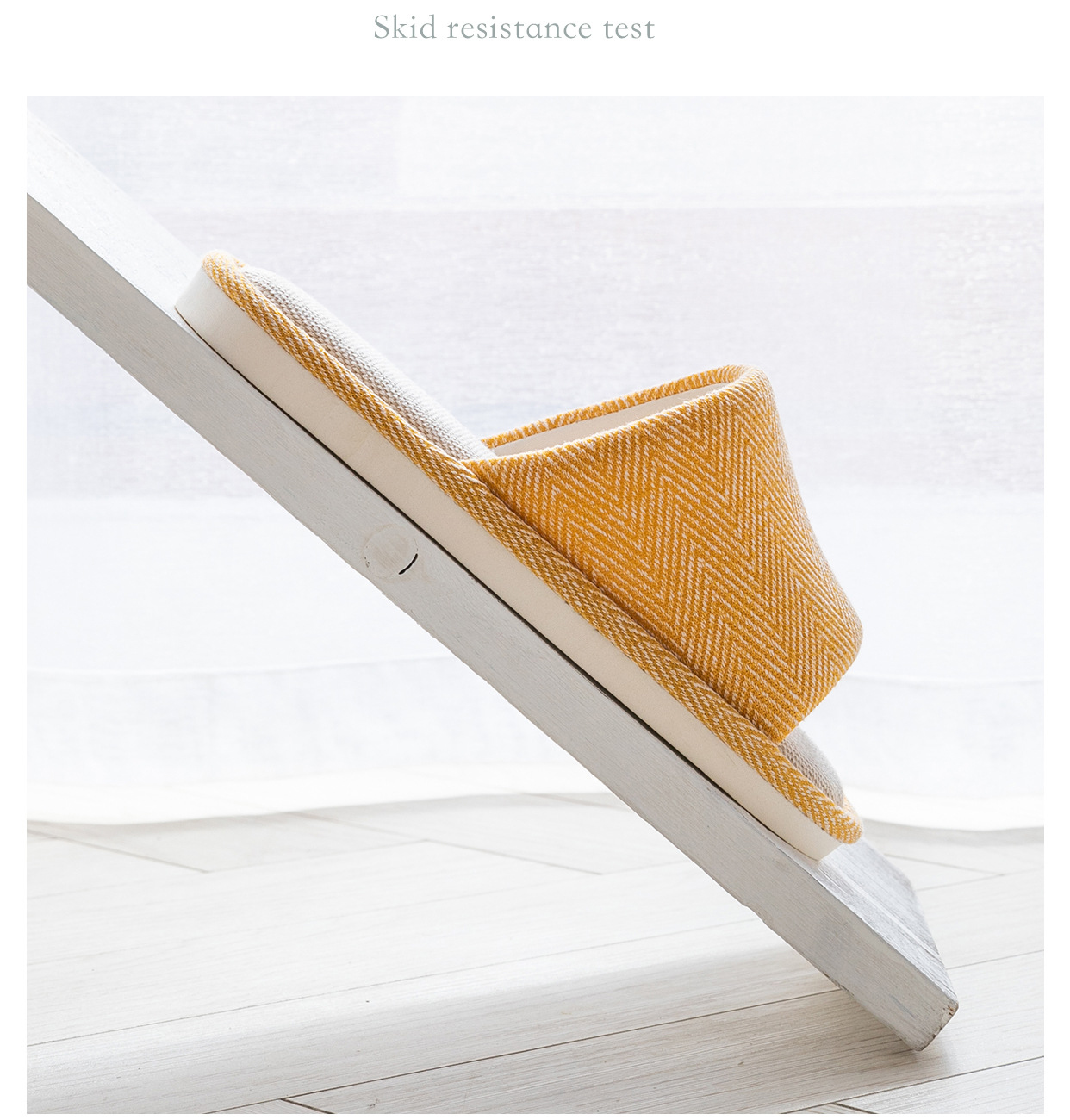 New Cotton and Linen Indoor Slippers Couple Non-slip Soft Bottom Cotton Shoes