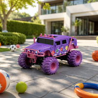 Voiture RC tout-terrain mini 2,4 GHz avec amortisseurs, fonction d'escalade à un clic, éclairage LED, portée de 30 m, jouet personnalisé en usine