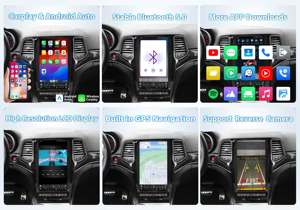 Qualcomm Android 13.6 Inch Touch Screen CarPlay GPS Navigation Car Radio Fit for Jeep Grand Cherokee 2014-2022 Multimedia <b>Player</b> - Product Image 6