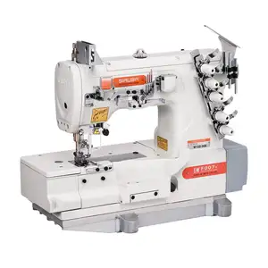 High Quality Taiwan Brand Used Siruba F007 Flat Bed Sewing Machine With Full Sets