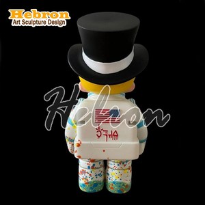 Precio de Fábrica al por Mayor, Escultura Decorativa de la Serie Rich Man Dollar Alec de Tamaño Pequeño, Estatua de <span class=keywords><strong>Mario</strong></span> <span class=keywords><strong>Bros</strong></span>, Escultura Pop Art - Product Image 5
