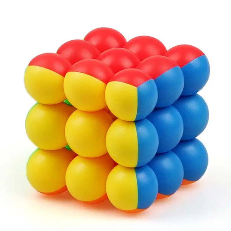 Bead Ball Cube ABS 3D Magnetic Magic Cubes 3*3 Smart Toy For Kid