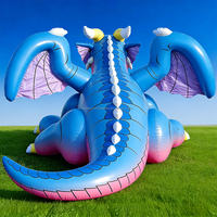 Modèle de dragon gonflable en PVC personnalisé Wanjun, nouveau produit très vendu, en vente