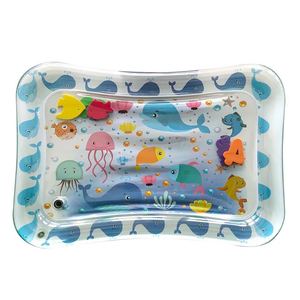<span class=keywords><strong>Tapis</strong></span> de jeu aquatique gonflable en PVC pour enfants, animaux marins, jeu éducatif amusant pour la piscine extérieure, jouet d'été rafraîchissant pour bébé - Product Image 3