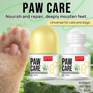 Crème hydratante pour pattes d'animaux à l'avocat, soin anti-dessèchement pour pattes de chat, crème de protection pour talons secs, pommade pour soins des pattes de chien - Product Image 1