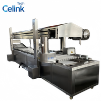 Machine à frire automatique continue pour frites, chips de pommes de terre, chips de bananes, friteuse à bande transporteuse pour aliments de collation