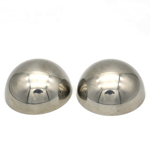 Demi-boule creuse en acier inoxydable, grande hémisphère creuse en acier inoxydable, demi-sphère en acier inoxydable - Product Image 6