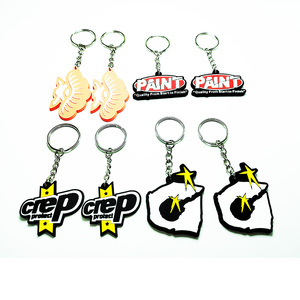 LINKAZ <span class=keywords><strong>PVC</strong></span>カスタムロゴ防水キーホルダー2022プロモーションアイテム3Dデザイン花/動物テーマソフトラバー<span class=keywords><strong>PVC</strong></span>キーホルダー - Product Image 3