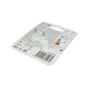 Luce Notturna LED Quadrata 4000K con Sensore Crepuscolare, 2 Porte USB 2A, Illuminazione Graduale con SKU 508 - Product Image 2