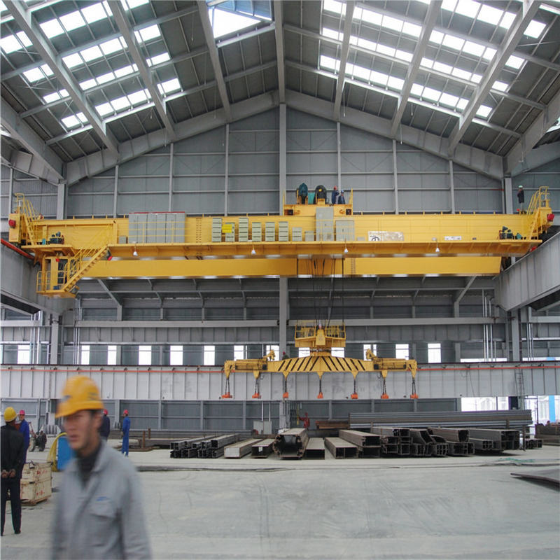Magnet Bridge Crane with Electromagnetic Carrier