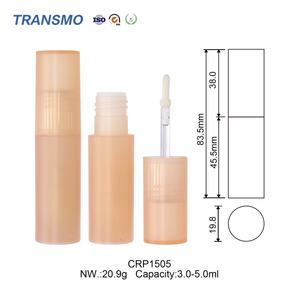 Emballage personnalisé, tubes ronds pour gloss à lèvres de 5 ml avec impression à chaud, sérigraphie, bouchon à vis, tube pour rouge à lèvres et blush pour cosmétiques - Product Image 5