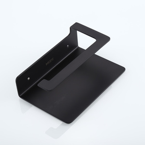 <span class=keywords><strong>Porta</strong></span> rotolo <span class=keywords><strong>di</strong></span> <span class=keywords><strong>carta</strong></span> <span class=keywords><strong>igienica</strong></span> in acciaio inox nero opaco con ripiano - Product Image 5