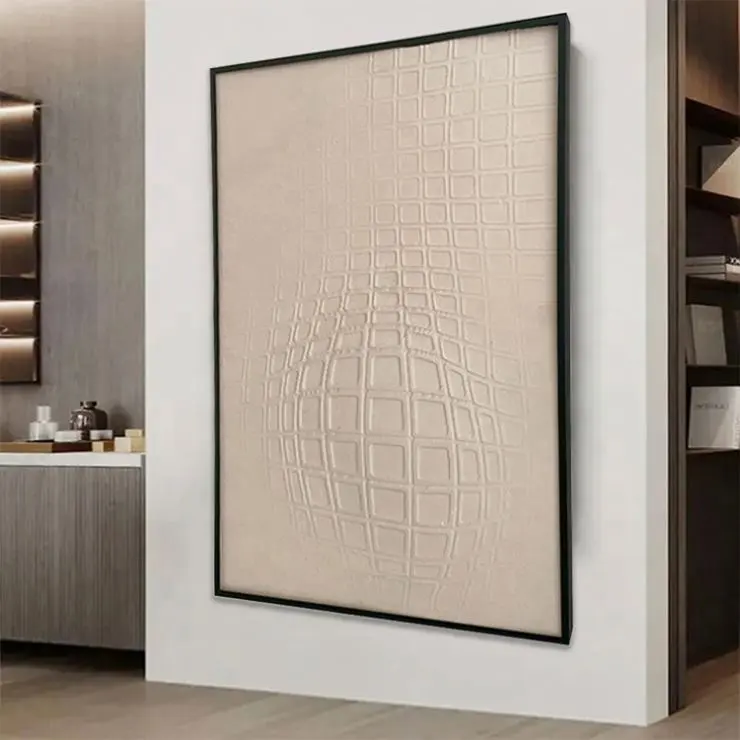 Light Luxury High-end Three-dimensional Relief Art Abstract Physical Mural