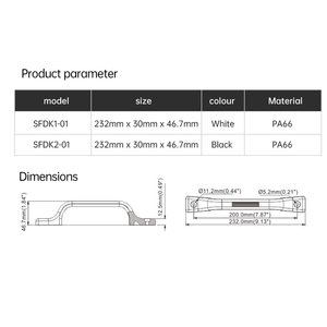 Poignée universelle pour camping-car, caravane et autocaravane, poignée de <span class=keywords><strong>porte</strong></span> d'entrée en plastique durable, installation facile pour les améliorations de camping-car - Product Image 6