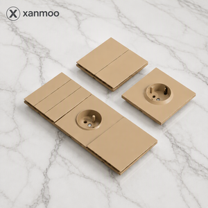 Hotel Family Customize Wall Switches Big Button Large Panel Sockets Best Selling 16A Power Socket Reset Switch Module Supplier - Product Image 1