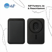 Portefeuille MagSafe personnalisé en cuir PU Kevlar avec aimant puissant N52, protection RFID, porte-cartes, rangement pour cartes de crédit, épaisseur 10 mm, 50 g