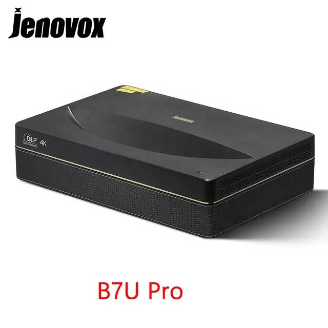 Jenovox Produksi Oleh Changhong B7U Pro 3700 ANSI Lumens Home Theater Fokus Pendek 3D Beamer Android Smart TV Proyektor Laser 4K