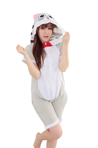 제조 성인 어린이 여름 의류 소년 소녀 아이 짧은 티셔츠 세트 만화 세트 잠옷 짧은 소매 만화 잠옷 - Product Image 4