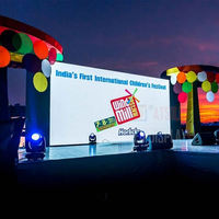 P3.91P4.81 Pantalla de visualización de pared de video LED para escenario de concierto al aire libre 500x500mm Pantalla LED de alquiler de eventos P3.91 de alta actualización