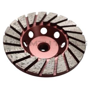 Теплые инструменты турбо алмазные чашки шлифовальные круги M14 100 мм 5 мм толщина средняя абразивная высокая скорость для бетонной поверхности - Product Image 3